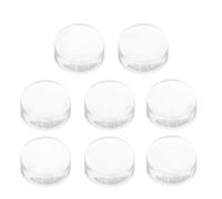 FRCOLOR 8 Pièces en silicone nail art autocollants pour ongles pour nail art planches tamponneur pochoirs colle outil d'estampage des ongles à ongles de salon Gel de silice