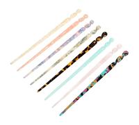 FRCOLOR 8 Pièces Épingle à cheveux wavy hair scrunchie truss hair barrette hair toppers Titulaires élastiques baguettes Perles de cheveux cheveux femme Acrylique