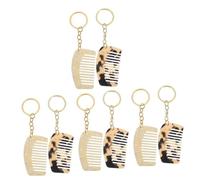 FRCOLOR 8 Pièces Mini-peigne Peigne Petit Porte-clés Feuille D'acétate