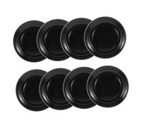 FRCOLOR 8 Pièces Patins de Protection pour Piano Vertical Abs Antidérapants et Silencieux Protection Sols et du Bruit pour Usage Domestique Scolaire et Salle de Musique Finition Noire