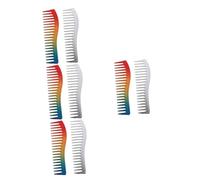 FRCOLOR 8 Pièces peigne à cheveux gras brosse à cheveux pour hommes pour hommes hair charms hair toppers peignes peigne coiffant pour hommes peigne de poche portable abdos