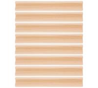 FRCOLOR 8 pièces Supports Bois pour Domino de Racks à Cartes pour Affichage de Jeux Base Bois DIY pour Dominos et Lettres Accessoire de Bricolage Élégant