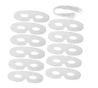 FRCOLOR 80 Pièces Masques Blancs à Décorer pour Diy Masques de Mascarade Unis à Peindre pour Carnaval et Cosplay Lot pour Activités et Festives