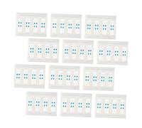 FRCOLOR 80 Pièces Visage Mince Stickers Transparent Lifting Hydraulique Double Patchs Anti-rides Élasticité Appareils Augmenter Dirigé K Bande Bandes De Serrage Du Cou Pvc Blanche