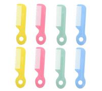 FRCOLOR 8pièces Peigne à Cheveux Pour Garçon Fille Kit De Brosse De Toilettage à Bout Rond Né Soin Capillaire Doux Pour Chevelu Sensible Outil De Soin Pour Garçon Fille