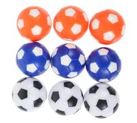 FRCOLOR 9 pièces Balles de Football de Table Accessoires pour Jeux de Société Compatible Majorité des Machines à Foot Conception HIPS Remplacement pour Boules Endommagées Parfait pour