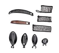 FRCOLOR 9 Pièces Élastiques à Cheveux pour Queue de Cheval Épingle à Cheveux Rétro Forme de Poisson Pinces à Créatives pour Femmes