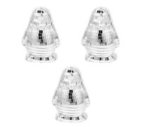 FRCOLOR 9 Pièces Figurine de Pingouin Décorative Argentée en Écume, | Surface Réfléchissante, Finition Lisse, Détails Soignés, Usage Quotidien ou Fêtes, Esprit Noël