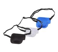 FRCOLOR 9 Pièces pour un seul oeil kiddikutter élastique cache-oeil de pirate masques pour les yeux yeux housse de contre l'amblyopie petit oculaire