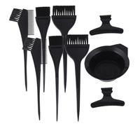 FRCOLOR 9pièces Kit De Outils De Capillaire Ensemble De Pinceaux Bol Et Clips Pour à Ou Salon