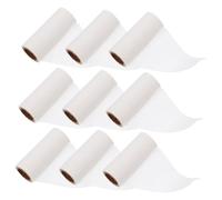 FRCOLOR 9pièces Lingettes Adhésives De Recharge Pour Anti-poils Blanches Par Adhésif Puissant Pour Retirer Poils Animaux Vêtements Meubles Et Literie Mini Format Portable