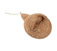 FRCOLOR Abat-jour Artisanal en Corde de Jute Tressée Forme Chapeau de Magicien, Diffusion de Lumière, Installation Facile pour Salle à Manger et Lieux de Fête