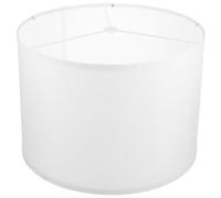 FRCOLOR Abat-jour en Tissu Blanc pour Lampe de Bureau Installation Simple et Stabilité Renforcée, pour Chambres D'étude et Salons Modernes