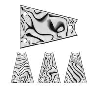 FRCOLOR Accessoire pour Guitare Électrique 4pcs en Pvc Noyau en Fer à Trois Couches, Protection Barre de Réglage, Installation Facile, 3 Trous pour Guitare Basse et Électrique