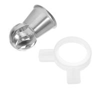 FRCOLOR Accessoire pour Machine à Glaces en Acier Inoxydable, Embout de Biscuit Forme Fleur, Facile à Nettoyer, pour Fêtes D'garçon et Filles et Réunions Familiales