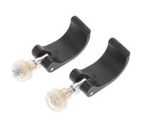 FRCOLOR Accessoires pour Canne de Randonnée Verrou Externe en Nylon Noir, Clip de Fixation Portable et Solide pour Activités en Plein Air et Marche