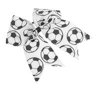 FRCOLOR Accessoires Pour Cheveux De Football Bouclé Rubans à Cheveux Pour Les Filles Accessoires De Cheveux Pour Enfants Tresser Queue De Cheval Bourgogne Un Ruban à Cheveux Sangle De Fil