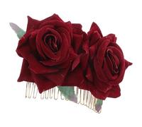 FRCOLOR accessoires pour cheveux roses robe accessoires de cheveux de mariée fleurs artificielles Bouquet hair charms hair toppers peigne à fleurs peigne floral Plastique