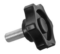 FRCOLOR accessoires pour hacher la viande Poignée de Serrage Tête du Hachoir à Viande Bouton de Boulon Noir Plastique et Alliage D’aluminium 7x5,5x5,5cm Antidérapante pour Cuisine
