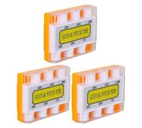 FRCOLOR Accordeur de Guitare Portable 3 Pièces à Six Tons pour Guitare Acoustique et Électrique, Diapason Précis pour Accordage Standard, Accessoire Léger pour Voyage et Répétitions