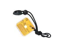FRCOLOR Acrylique Miroir de Survie Lanyard Orange Réfléchissant | Signalisation Optique Jusqu’à 100 Kilomètres, Indicateur de Visée au Dos, pour Bateaux, Skieurs et Secours
