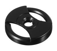FRCOLOR Adaptateur Plastique Rond pour Platine Vinyle 45 Accessoire Stable et Solide Remplacement Précis pour Tourne-Disque Compatible Disques Vinyles Usage Audio Domestique