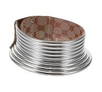 FRCOLOR African Tribal Long Neck Collar Necklace Chunky Punk Choker For Women Statement Jewelry Accessories For Costumes And Events