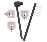 FRCOLOR Aiguilles de Platine Vinyle T-lp60 Lot de 3 Set de Aiguilles de Remplacement 1 Brosse de Nettoyage pour Stylet 1 Brosse pour Disque Vinyle Entretien Précis et Son Authentique