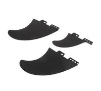 FRCOLOR Aileron Stabilisateur de Planche de Surf 5,4 Pouces, Lot de Set | PVC Noir, Amovible et Simple à Installer, pour Kayak et Planche, Sports Nautiques, Débutants ou Pros