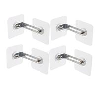 FRCOLOR Ancrages Anti-basculement Pour Meubles Bébé 4 Pcs Grand Format Adhésifs Réglables Fixation Murale Sans Perçage Sécurité Garçon Et Filles Commode Salon Bureau