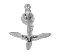 FRCOLOR Ancre Pliante en Acier au Carbone pour Bateaux, Argenté | Mooring et Docking, Stabilité Renforcée, Ancrage Sécurisé, Qualité Marine, pour Vessel et Boats
