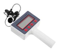 FRCOLOR Anémomètre Numérique Portable à Écran LCD Compact et Léger Débitmètre Air Précis pour Enseignement Géographie Agriculture et Foresterie