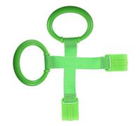 FRCOLOR Anneaux De Traction Pour Bébé 2 Pièces Verts Anneaux Suspendre Pour Lit Bébé Aide à La Marche Garçon Et Filles Développement Force Bras Jouet D’éveil Pour Chambre D’garçon Et Filles