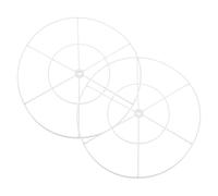 FRCOLOR Anneaux en Fer Circulaires pour Décoration de Mariage, Design Unique Roue de Ferris, Installation Facile, Lot de 2 Pièces pour Fêtes et Grandes Décorations Intérieures