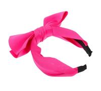 FRCOLOR Arc De Cheveux Fille Perlé Scintillant Accessoire Bandeau Arcs Rose Mignon Joli Noir Enveloppe Pour Les Femmes - à Décoratif Bande De Cheveux Arc Rosé En Tissu
