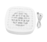 FRCOLOR Aspirateur à Poussière Pour Ongles Électrique Avec Filtre Réutilisable Pour Manucure Et Salon Blanc Compact