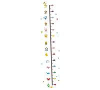 FRCOLOR Autocollant Mural Mesure de Hauteur Motif Animal Dessin Animé Toise Autocollant de Mesure pour Chambre Garçon Fille Chambre à Coucher Salle de Bain