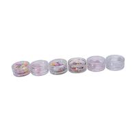 FRCOLOR Autocollants Pâte Polymère Pour Manucure Tranches Céramique Patchs Pour Manucure Pièces De Forme Cœur Et Étoile Accessoires De Nail Art Diy