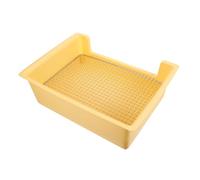 FRCOLOR Bac à Litière Grand Modèle pour Lapins et Petits Animaux Plateau Étanche Base Filtrante Amovible pour Hamsters Cochons Chinchillas et Entraînement Facile