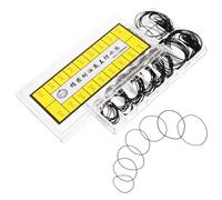 FRCOLOR Bague D'Étanchéité pour Montre Assortiment De Bagues De Rechange Et De Réparation Kit De Joints pour Boîtier De Montre Accessoires pour Montres Joints en Caoutchouc Et Gel