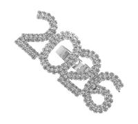 FRCOLOR Bague Ouverte Ajustable Unisexe avec Pierre Étincelante Anneau Numérique pour Femme et Homme Accessoire Confortable et Léger au Style Punk Chic