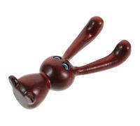 FRCOLOR Baguette De Massage Visage Forme Lapin Outil De Soin Facial Pour Mâchoire Yeux Nez Masseur Gua Sha Bois Portable Pour Visage Et Cou