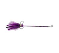 FRCOLOR Balai de Sorcière Pourpre en Tulle et PVC, Accessoire Halloween pour Fête et Mascarade, Décoration Intérieure Prise Confortable et Images Vivantes