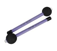 FRCOLOR Balai Métallique pour Tambour en Acier et Caoutchouc, Brosse Solide pour Batterie, Paire Télescopique pour Batteurs Débutants et Performance Musicale