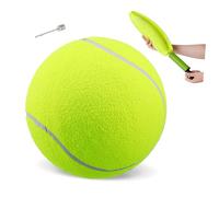 FRCOLOR Balle De Tennis Géante Résistante Nylon 24 Cm Extérieur Activité Sportive Chien Jouet Interactif