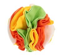 FRCOLOR Balle d'entraînement pour Chien et Chiots à mâcher Balle de Distribution Lente Jeu interactif pour stimuler l'odorat et réduire l'ennui des Animaux de Compagnie