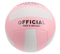 FRCOLOR Ballon de Volley-Ball Souple Taille 5 en PU Solide et Stable pour Entraînement Intérieur Examen D'entrée, Adapté aux Débutants et Joueurs Expérimentés