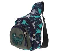 FRCOLOR Banane Confort et Dinosaure Garçon en Paquet Nylon Filles pour Bleu Fermeture Éclair Lisse Photographie de Rue Shopping