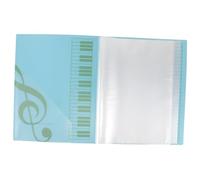 FRCOLOR Band Flip Folder Pages Music Score Binder With Frosted Texture Matte Finish Lightweight Portable For Piano And Choir Sheet Storage