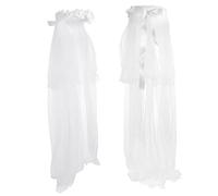 FRCOLOR Bandeau à Fleurs En Voile Blanc Taille Unique Léger Pour Garçon Et Filles Accessoire Cheveux Cérémonie Mariage Fête